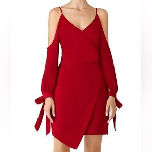 Adelante Rae - Red Tie Cuff Sheath